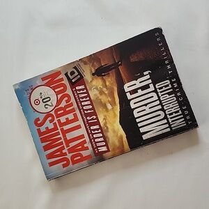 James Patterson Paperback Book Murder, Interrupted True-Crime Thrillers